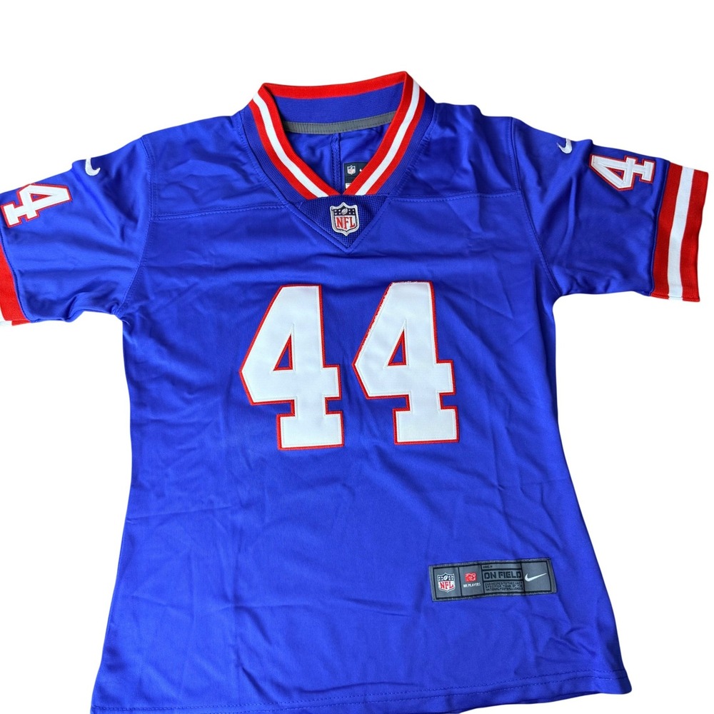 Nike NFL Cam Skattebo #44 Giants Youth Medium Blue Football Jersey Kids M